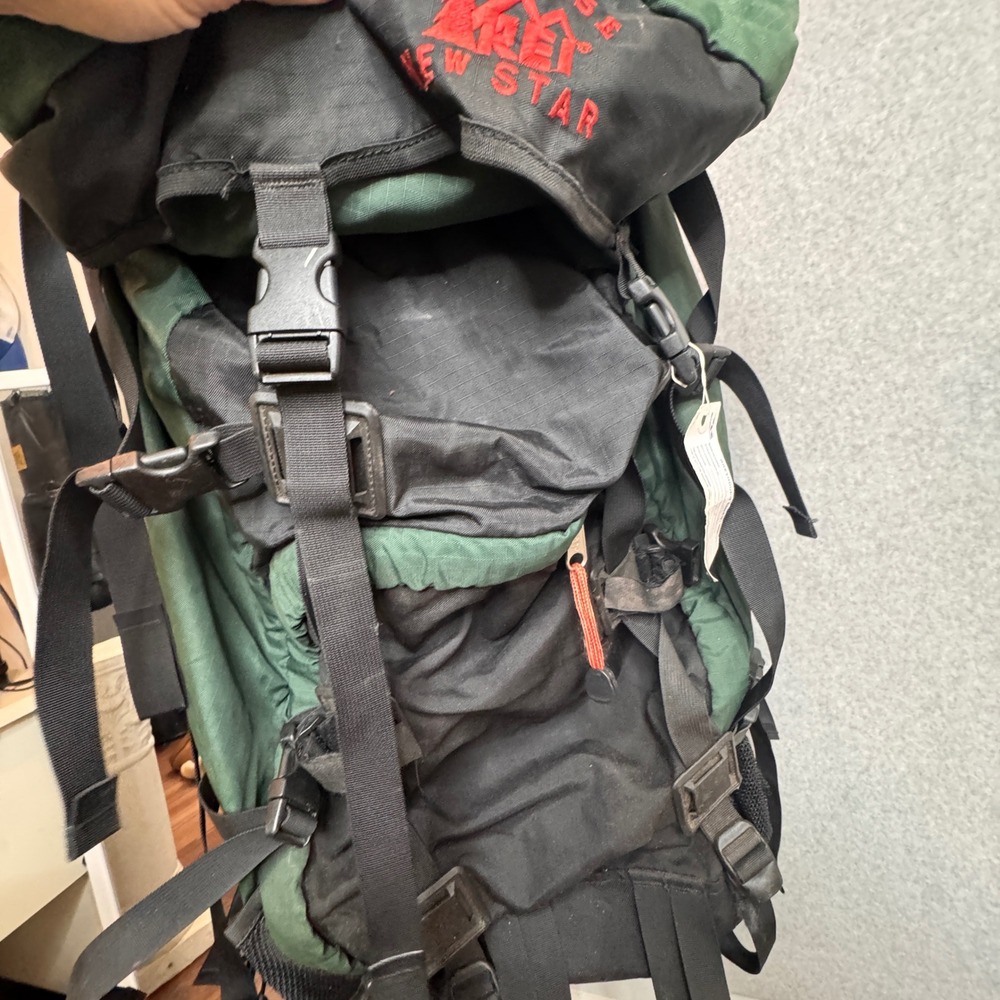Vintage REI Traverse New Star Hiking Backpack 70L Internal Frame Gorpcore Gear - Picture 4 of 7